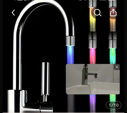 Kran z oświetleniem